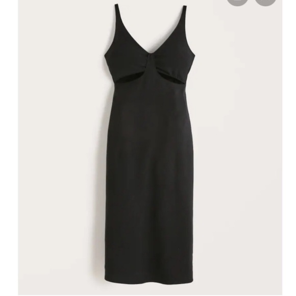 Slim Cut Out Midi Dress - Picture 2 of 5